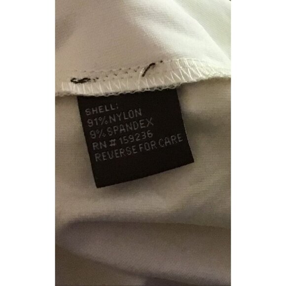 J. McLaughlin Polo Style Top Women's Size Large Off White Catalina Cloth Top Exc - Picture 7 of 7